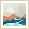 Peaceful Landscape I by Arctic Frame Wood Framed Wall Art Print